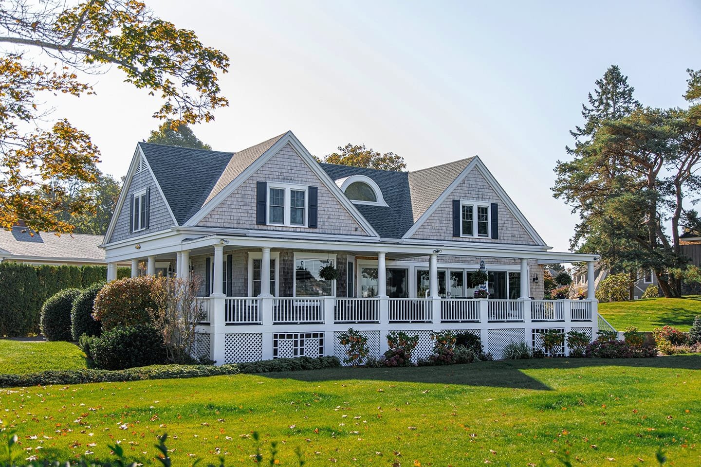 A charming single-family residence depicted as being for sale