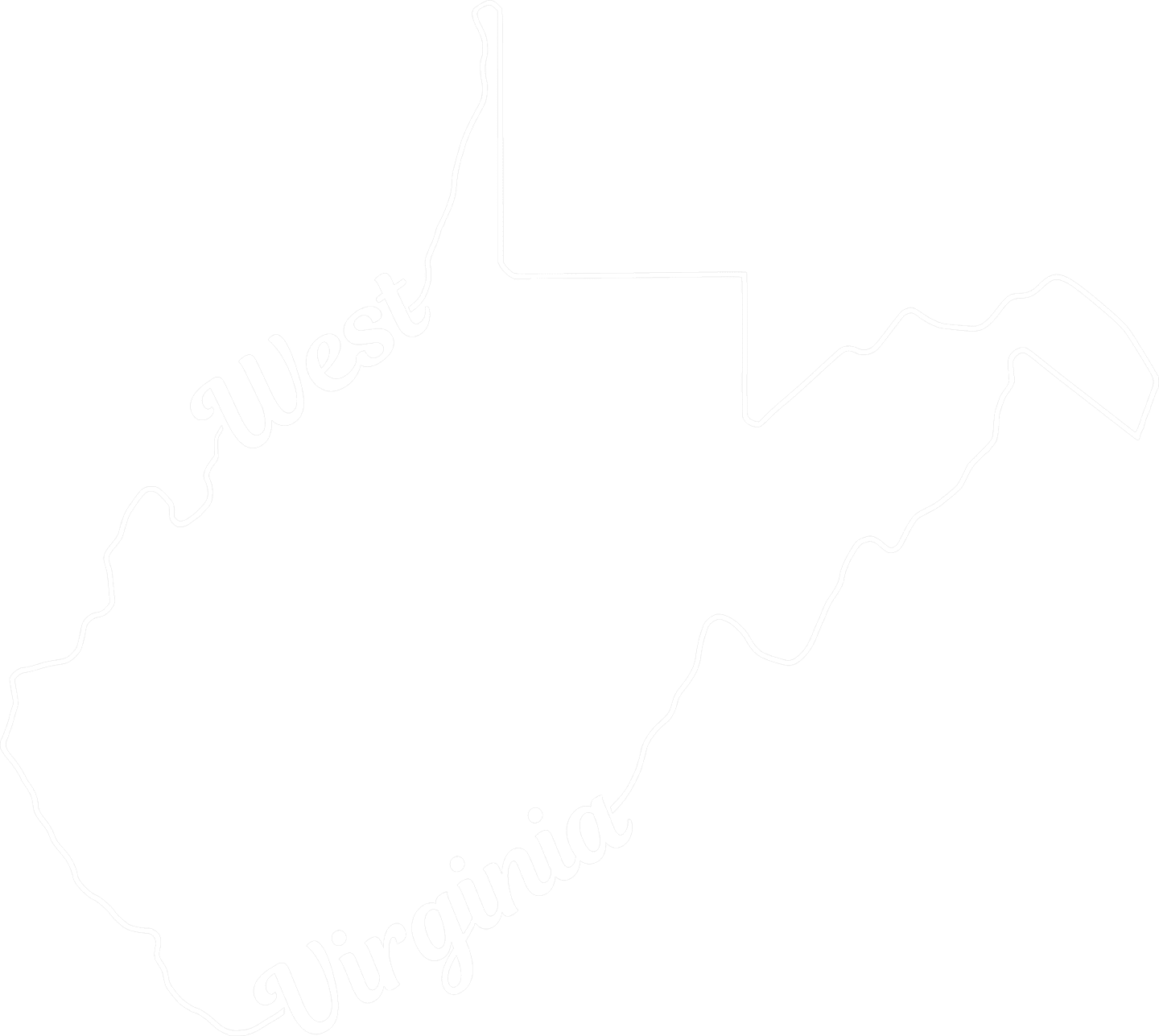 White West Virginia Icon