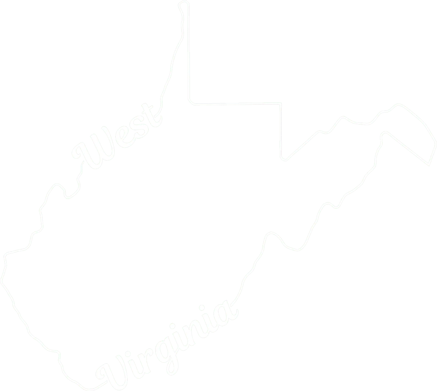 White West Virginia Icon