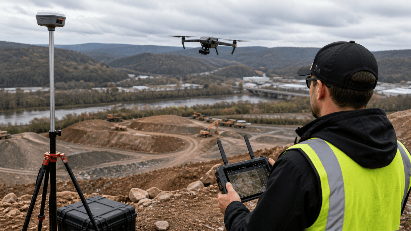 UA-Visions Drone Mapping with RTK and Base station
